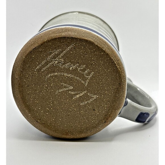 Dan Harvey Salt Glazed Pottery Coffee Mug Cup RIDGEIELD CT Used - Picture 6 of 10